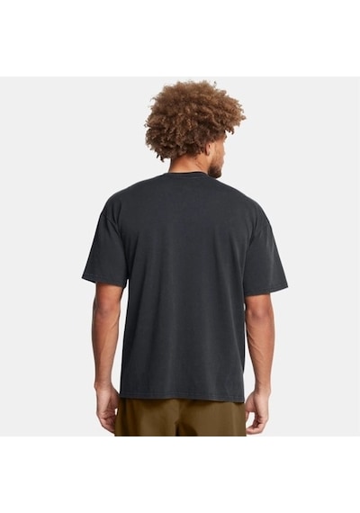 Under Armour M Hw Os Logo Wash Ss Erkek T-shirt 1389147-001 Siyah