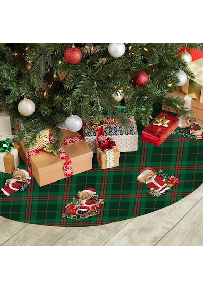 Santa Teddy Çam Ağacı Altı Örtüsü