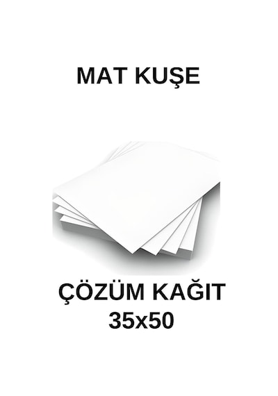 Çözüm Kağıt Mat Kuşe Gramajlı Kağıt A4 300 Gr - 500 Adet