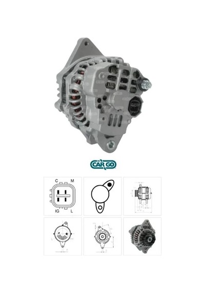 Honda Cıvıc Vıı Jazz 12v 80 Amper Alternator 1.4 23544 Waı01.0060 Denso Tıp