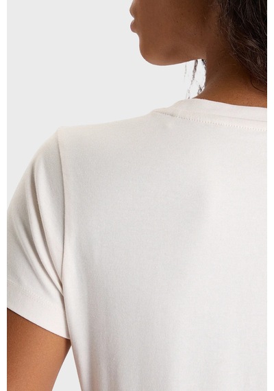 Guess Bayan T Shirt W5bı28j1314g012 Ekru Ekru