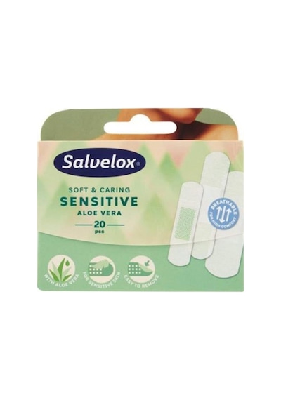 Salvelox Sensetive Aloe Vera Hassas Aloe Veralı Yara Bandı 20 Adet