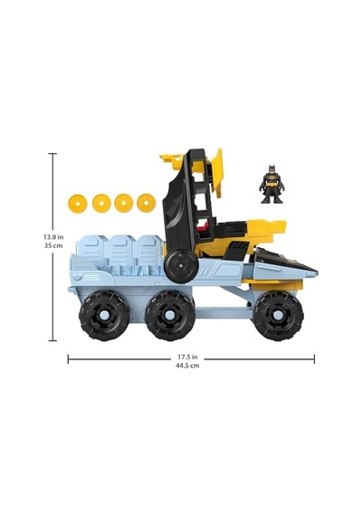 Imaginext Dc Super Dönüşebilen Bat-tank Imaginext Dc Super Dönüşebilen Bat-tank Ve Batman Figürü, Işık Ve Ses Efektleri Hvy04