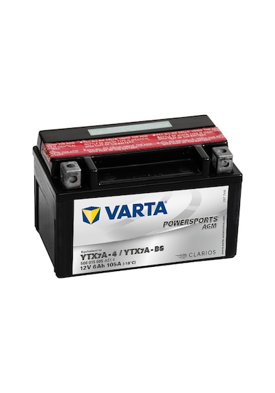 Varta Powersports Agm Ytx7a-bs 12v6ah 105a Akü