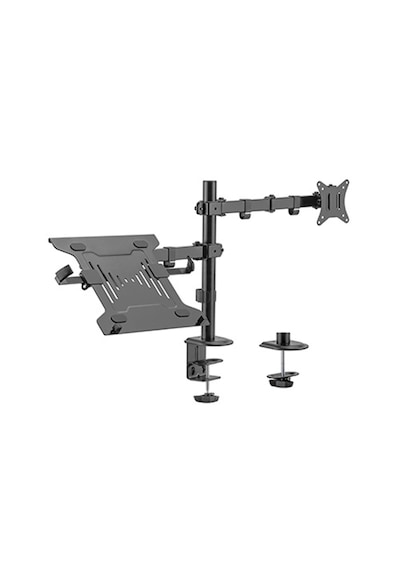 Brateck 17-32 İnç Uyumlu İki Kollu Monitör Laptop Kolu Ldt66-c024ml