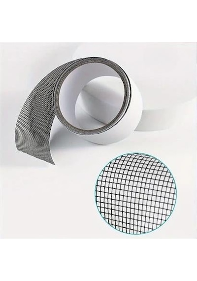 Güçlü Yapışkanlı Pencere Tamir Bandı, Böcek Önleyici Yama Bandı 2 Mt X 5 Cm