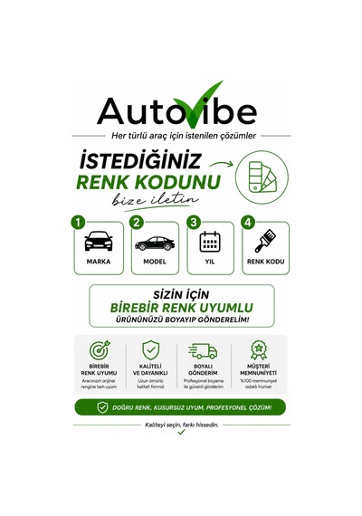 Fiber-plastik Parçalarınız İçin Boya Koduna Göre Boya Hizmeti