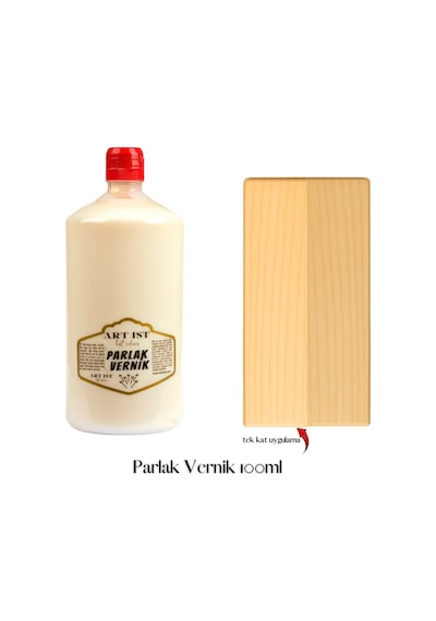 Parlak Vernik 1000ml - Ahşap, Taş Tozu, Hobi, Dıy Parlak Vernik1000
