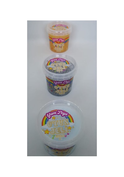 Yumtoys Gold Serisi Slime 3 Renk Altın - Gümüş - Beyaz Renkli