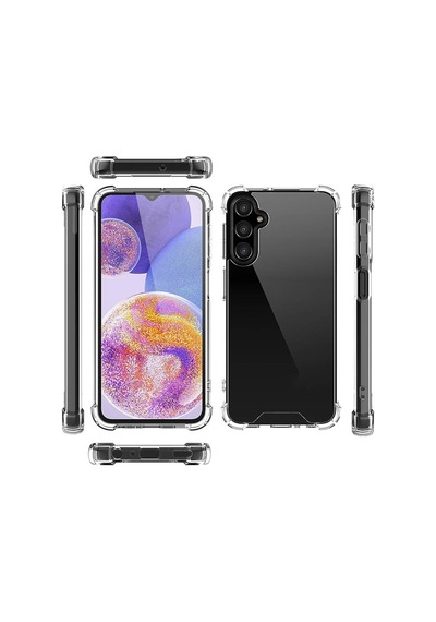 Galaxy Uyumlu S24 Kılıf Tchs Nitro Anti Shock Silikon - Renksiz Renksiz