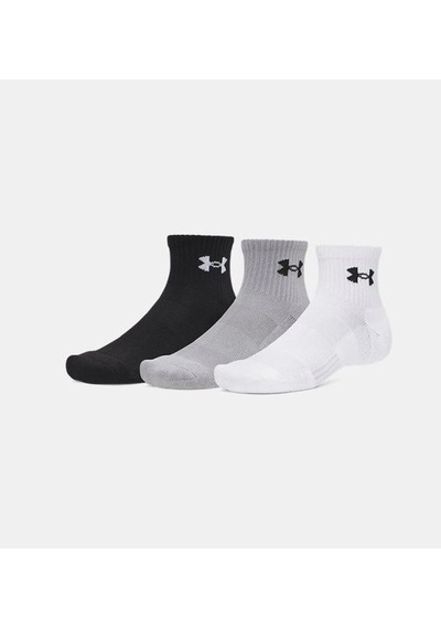 Under Armour Ua Performance Cotton 3'lü Unisex Çorap 6009686-101 Çok Renkli