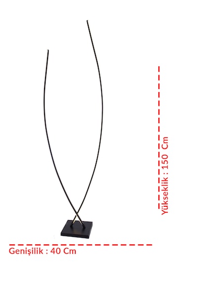 3 Renk U Model Led Avize Modern Düz Lamba, Yerden Aydınlatmalı, Enerji Tasarruflu Tavan Lambası 1