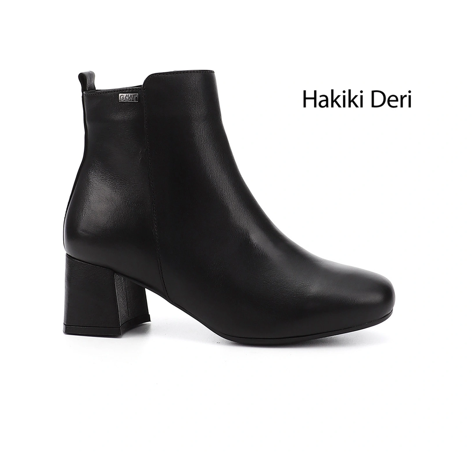 Gönderi(R) Gönderi R Kadın Siyah Fermuarlı Kalın Topuklu Hakiki Deri Bot Gkzb13451474 Siyah