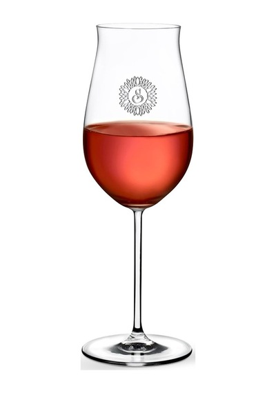 Kişiye Özel Vintage Rose Şarap Bardağı
