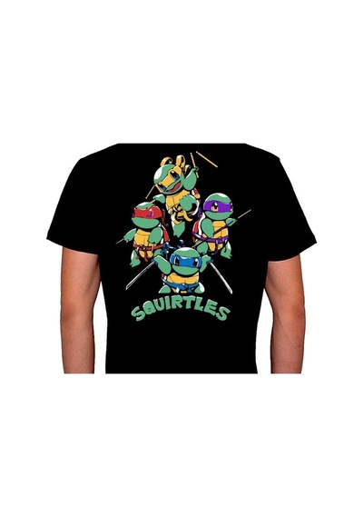 Squirtles Ninja Kaplumbağalar Tişört Unisex T-shirt 001