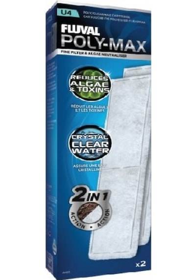 Muratech Fluval U4 Filtre Clearmax Kartuş, 2 Li Paket