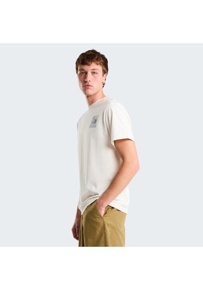 The North Face M Mountaın Escape Relaxed Short Sleeve T Erkek Tişört Nf0a8gb1qlı1 Beyaz