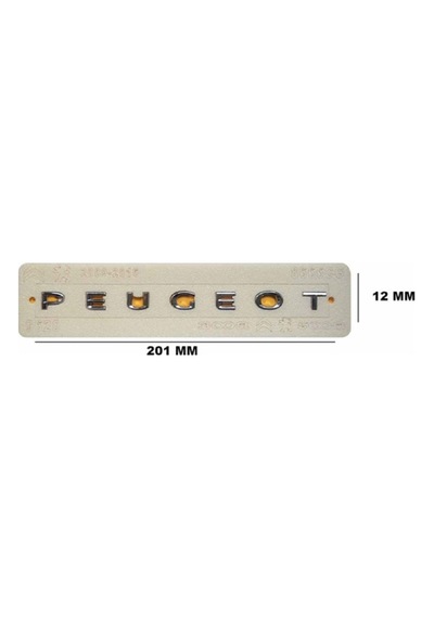 Bagaj Yazı Peugeot 3008 5008 2009-2016 ''peugeot''