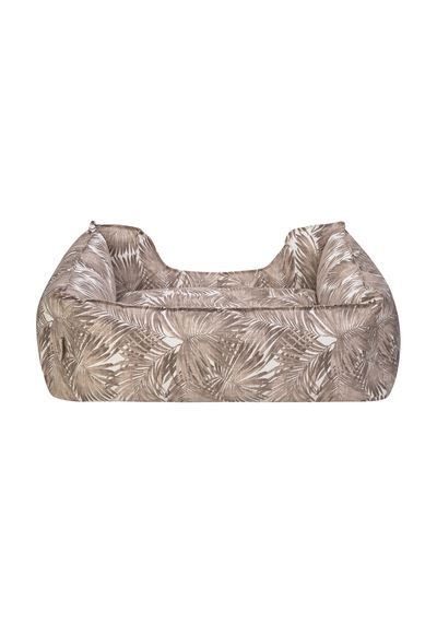 Hnrlıshp Pet Comfort Alpha Açık Kahverengi-beyaz Köpek Yatağı M 80x65cm
