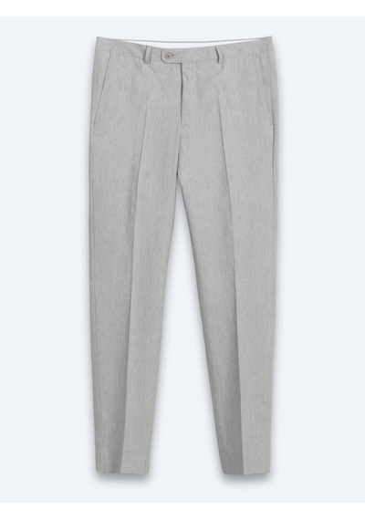 Kip Mavi Desenli Modern Fit Çevre Dostu Keten Karışımlı Takım Elbise Kip Mavi Desenli Modern Fit Çevre Dostu Keten Karışımlı Takım Elbise