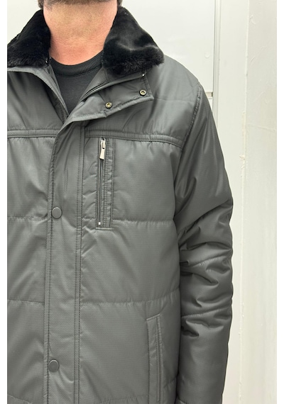 Marco Muratti Dmctekstil Erkek Mrc-447-001 Haki Yeşil Yakası Kürklü Normal Kalıp Fermuar Ve Çıtçıt Kapamalı Kışlık Battal Mont Marco Muratti Dmctekstil Erkek Mrc-447-001 Haki Yeşil Yakası Kürklü Normal Kalıp Fermuar Ve Çıtçıt Kapamalı Kışlık Battal Mont