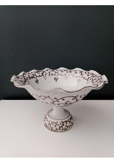 Kütahya Porselen 30 Cm Meyvelik Dekor No:3678 Platin