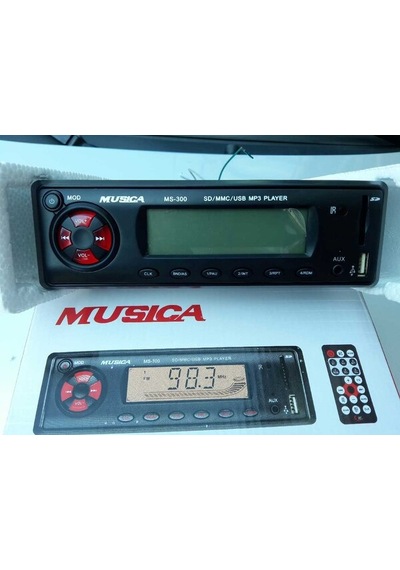 Musica Ms-300 Sd Kart Ve Usb Girişli Oto Teyp 25Wx4