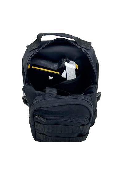 Taktikal Cordura 1000d Tactical Bodybag Çapraz Çanta Siyah
