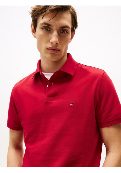 Tommy Hilfiger 1985 Regular Polo Erkek Kırmızı T-shirt - Mw0mw17770