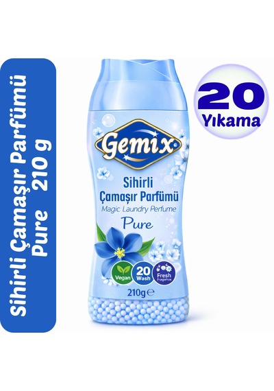 Gemix Sihirli Çamaşır Parfümü Pure 210 Gr Tekli
