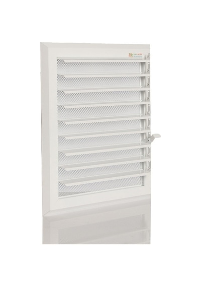 Ecovent Beyaz Alüminyum Menfez, Panjur Banyo Ve Wc Havalandırma (413591714)