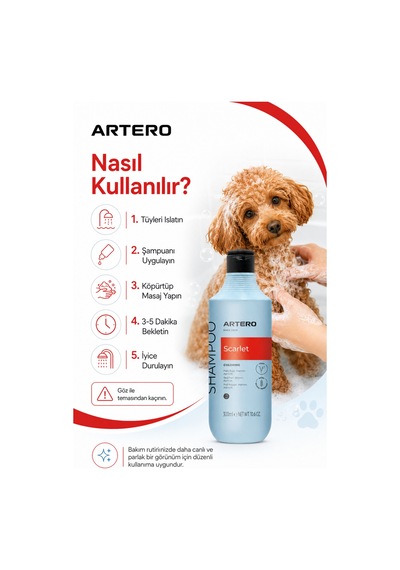 Scarlet Poodle Irkına Özel Renk Arttırıcı Şampuan 300 Ml