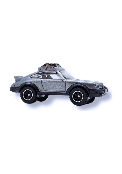 Matchbox 1985 Porsche 911 Rally Metalik Gri 1/64 Diecast Model Araba Çok Renkli