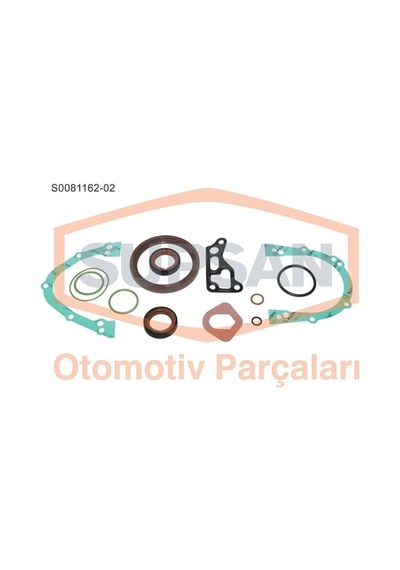 SÜPSAN S0081162-02 SÜPSAN MOTOR TAKIM CONTA ALT KEÇELİ SİLİNDİR K