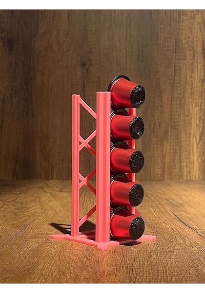 Nespresso Kapsül Kahve Organizer Pembe Siyah