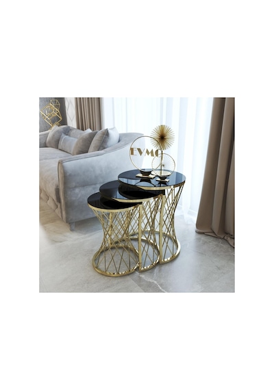 Usta Mekan Hasır Telli Model Gold Zigon Siyah Temperli Cam Gold - Siyah