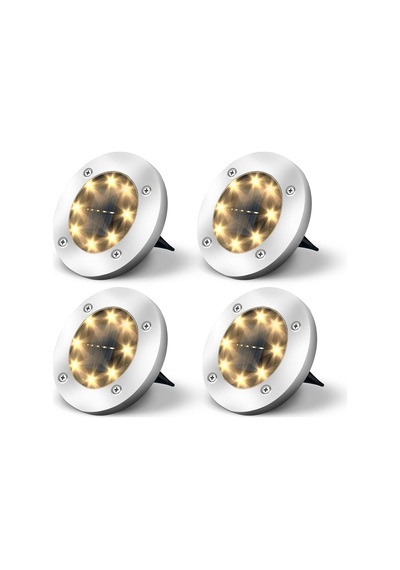 Ayrex Jsdoin Solar Lights Dış Mekan Bahçe Tavan Lambası, Güneş Enerjisiyle Çalışan 8 Led, Peyzaj, Yürüme Yolu