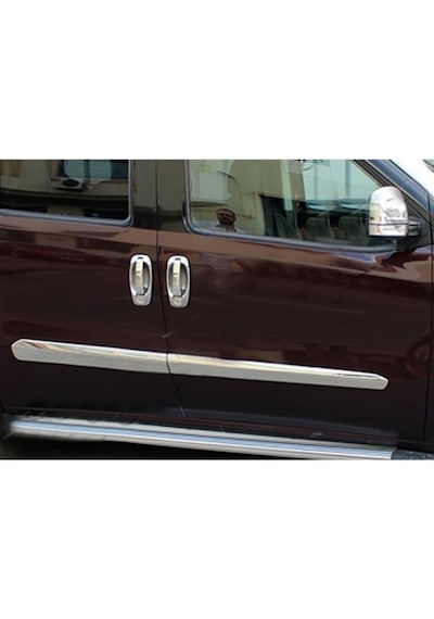 Woc Chrome Fiat Doblo Krom Yan Kapı Çıtası 2010 Sonrası 4 Parça P