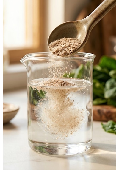 Glutensiz Karnıyarık Otu Tohumu Tozu 100g - Psyllium Seed Powder, Doğal Ve Katkısız