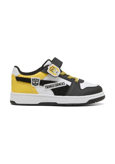 407760-01 Puma Rebound Slam Transformers Ac Ps Çocuk Spor Ayakkabı Siyah 407760-01 Siyah - Sarı