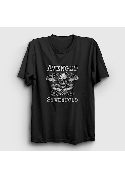 Presmono Unisex 99 Avenged Sevenfold T-shirt Siyah