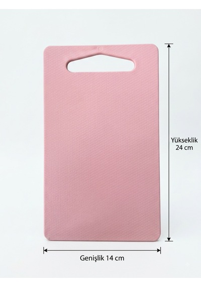 10'lu Plastik Kesme Tahtası Seti 24x14 Cm Çeşitli Renklerde Mutfak Doğrama Ve Kesme Tahtası Renkli