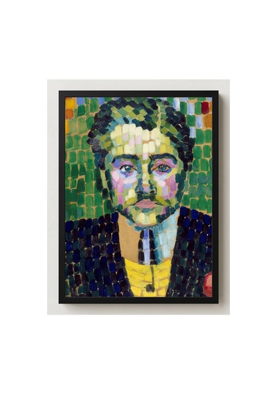 Modern Sanat Delaunay Jean Metzinger Portresi Çerçevesiz Poster 21x30 Cm A4 Tablo Modern Sanat