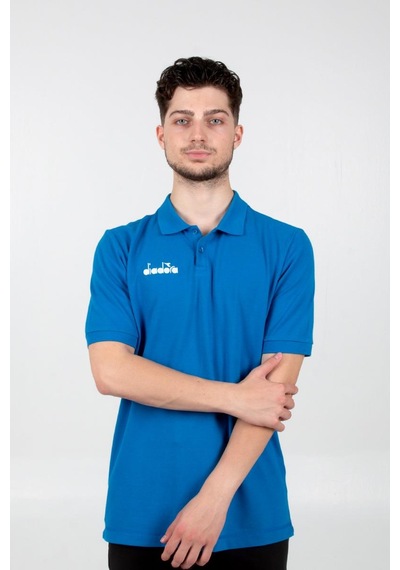 Diadora İmola Kamp T-shirt Sax Saks Mavi