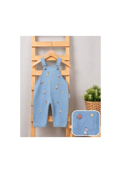 Altıntaş Baby Renkli Çiçek Nakışlı Kot Görünümlü Örme Kumaş Yazlık T-shirt 2li Salopet Set Beyaz Beyaz Altıntaş Baby Renkli Çiçek Nakışlı Kot Görünümlü Örme Kumaş Yazlık T-shirt 2li Salopet Set Beyaz Beyaz