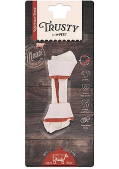 Trusty Sığır Etli Düğümlü Kemik Köpek Ödülü 45 Gr 12,7 Cm