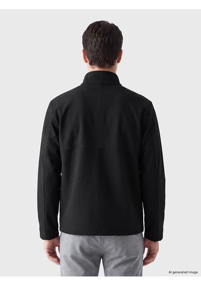Lcwaıkıkı Classic Siyah Regular Fit Dik Yaka Erkek Ceket