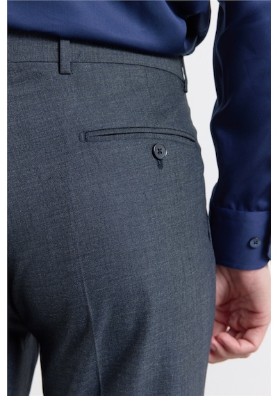 İmza Lacivert Yan Cep Slim Fit Esnek Classic Pantolon 1003255180
