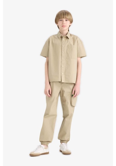 DeFacto Erkek Çocuk Kargo Cepli Jogger Paça Paraşüt Pantolon E1556A825SMKH271