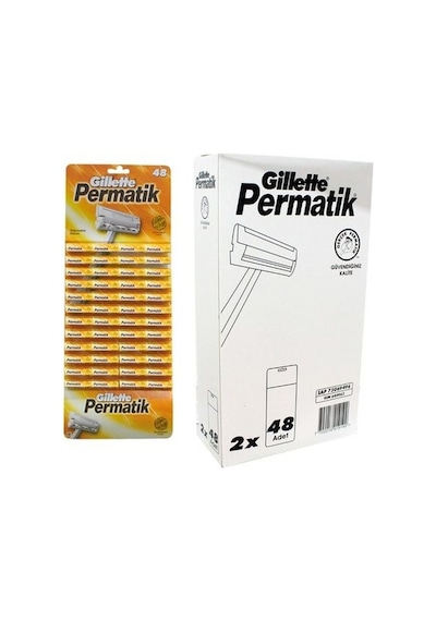Gillette Permatik Kartela 96'lı